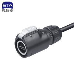SL16 USB Type-C Waterproof Connector IP68 | USB 3.1 Speed