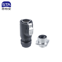SL24 RJ45 Waterproof Connector IP68 | CAT6a Ethernet aviation plug