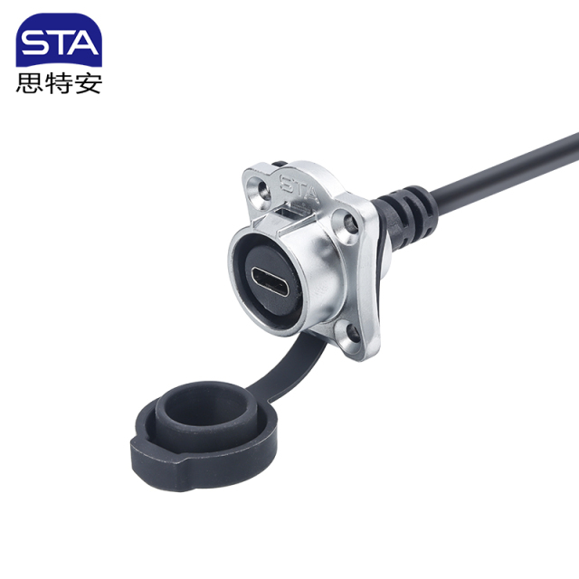SL16 USB Type-C Waterproof Connector IP68 | USB 3.1 Speed