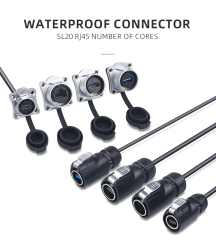 Waterproof RJ45 Connector SL20 | CAT6a CAT5e Industrial Ethernet