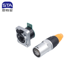 SEB RJ45 Waterproof Connector IP67 | Push-Lock CAT6A & CAT5e