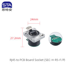 RJ45 to PCB Board Socket