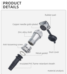 SD20 Connector: IP65 Waterproof Metal Aviation Plug & Socket