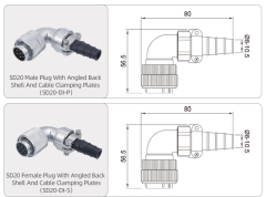 SD20 Connector: IP65 Waterproof Metal Aviation Plug & Socket