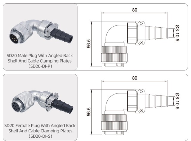 SD20 Connector: IP65 Waterproof Metal Aviation Plug & Socket