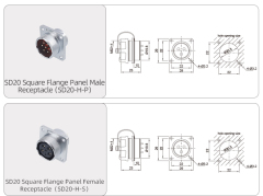 SD20 Connector: IP65 Waterproof Metal Aviation Plug & Socket