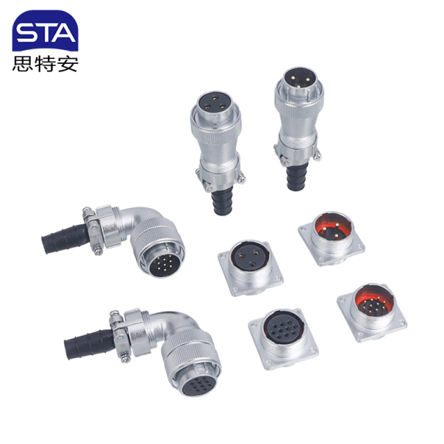 SD24 Connector: IP65 Metal Threaded Waterproof Aviation Plug & Receptacle