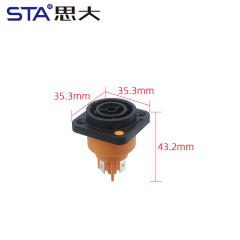SNF Square Flange Female Socket (Large)