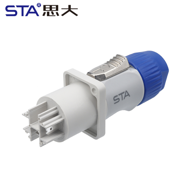 SNC Connector: IP54 3 Pin 20A Lockable Power Plug for LED & Stage Lighting