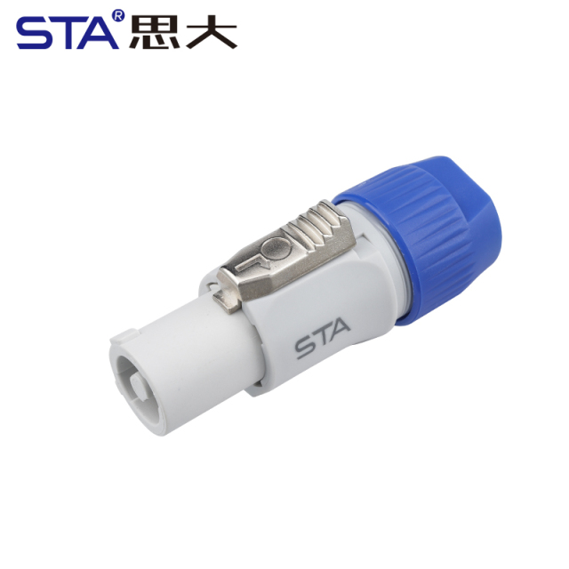 SNC Connector: IP54 3 Pin 20A Lockable Power Plug for LED & Stage Lighting