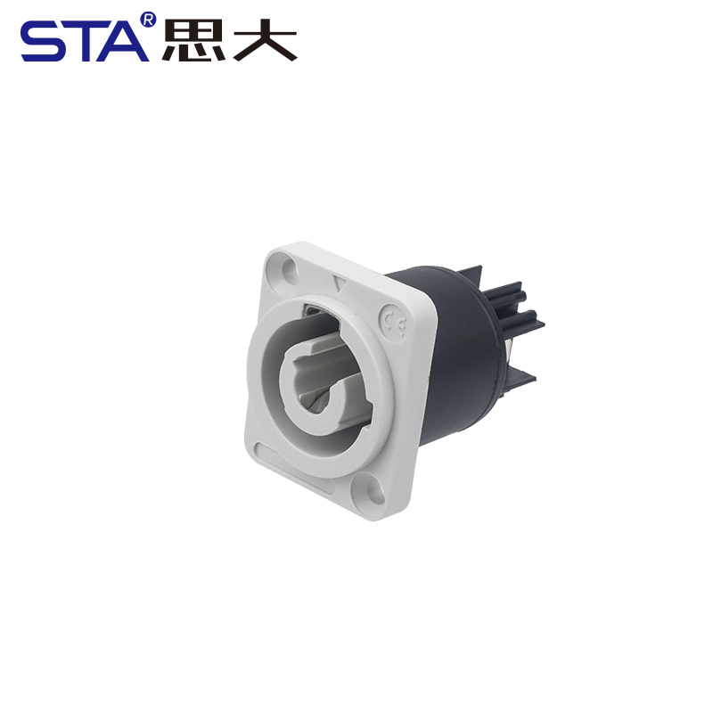 SNP Powercon Connector: 3 Pin 20A 250V Lockable Power-In/Out Plug