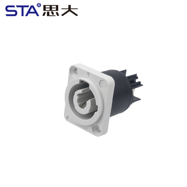 SNP Powercon Connector: 3 Pin 20A 250V Lockable Power-In/Out Plug
