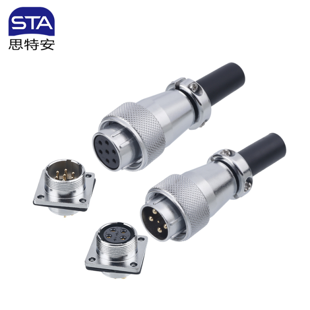 SW20 Connector: IP67 Metal Threaded Shielded Aviation Plug & Receptacle