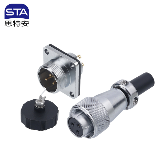 SW20 Connector: IP67 Metal Threaded Shielded Aviation Plug & Receptacle