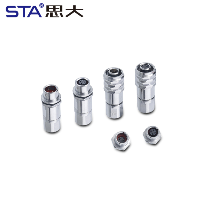 SF6 Connector: IP67 Waterproof Metal Circular Plug for BMPCC 4K/6K