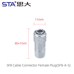 Straight Female Plug