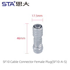 Straight Female Plug