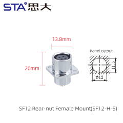 Square Flange Female Socket