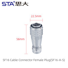 Straight Female Plug