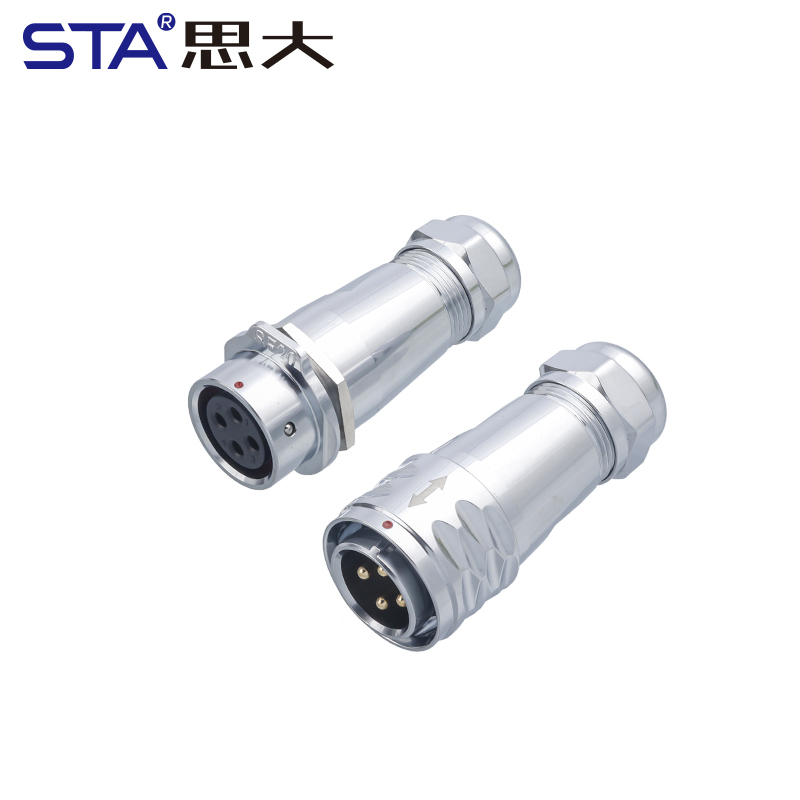 SF20 Metal Push-Pull Connector: High-Power IP67 Waterproof Solution