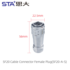 Straight Female Plug