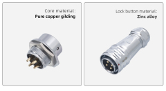 SF20 Metal Push-Pull Connector: High-Power IP67 Waterproof Solution