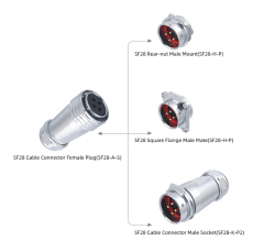 SF28 Metal Push-Pull Connector: Heavy-Duty 28mm IP67 Power Link