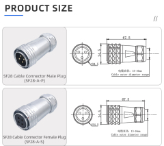 SF28 Metal Push-Pull Connector: Heavy-Duty 28mm IP67 Power Link