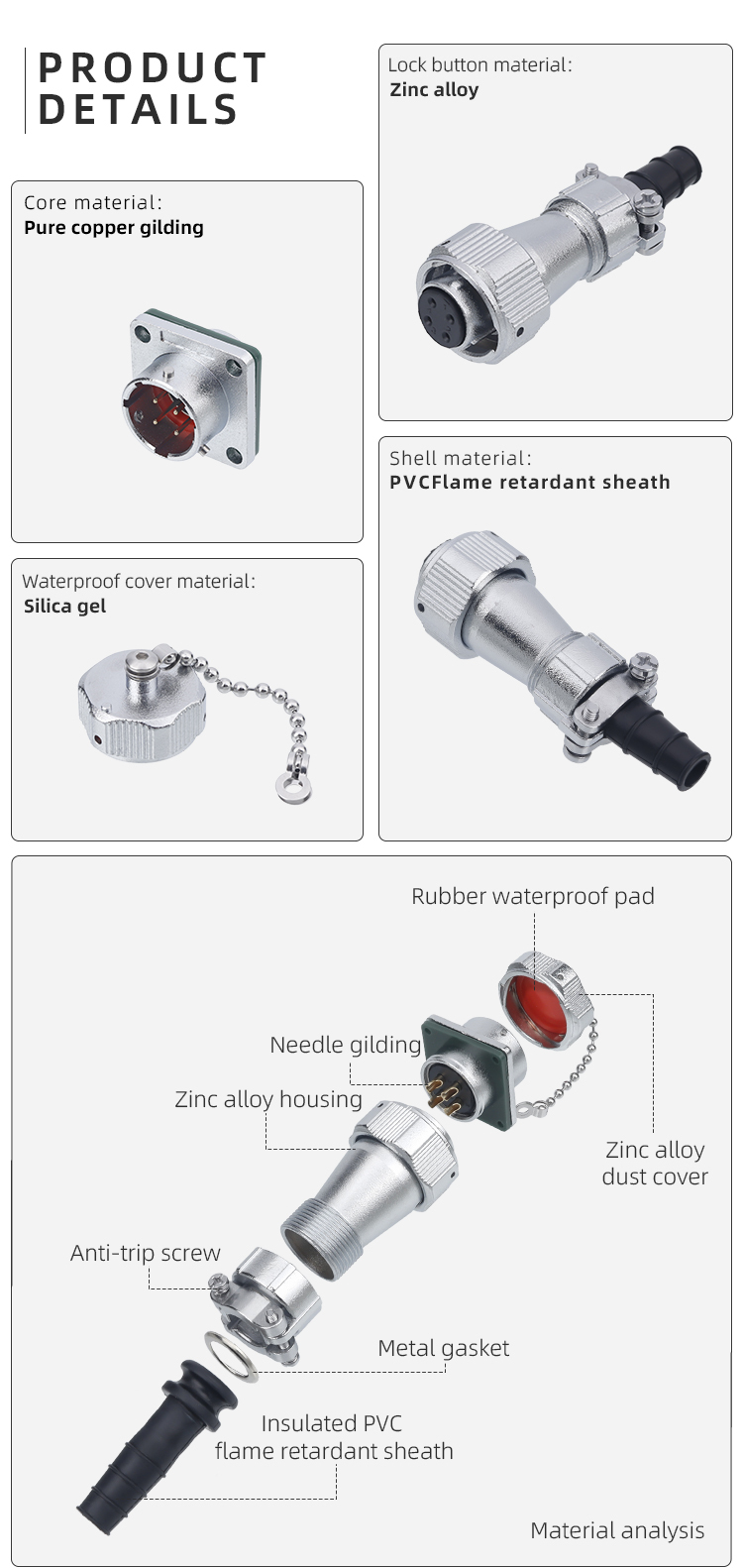 STA SK16 Series: IP67 Bayonet Waterproof Aviation Connector