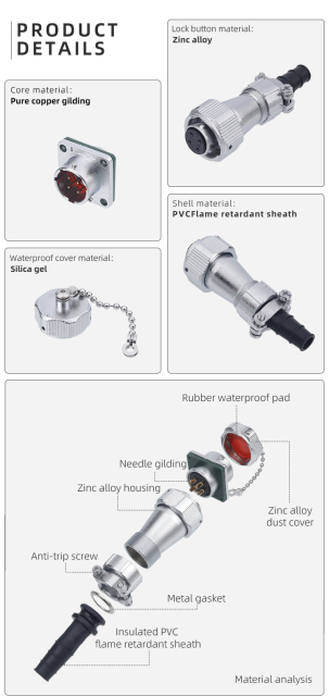 STA SK16 Series: IP67 Bayonet Waterproof Aviation Connector
