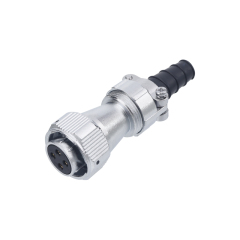 Female Plug With Cable Clamping Plates