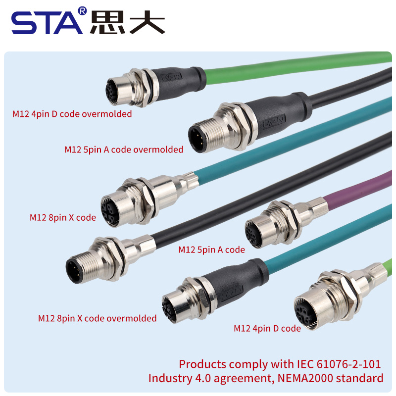 Industrial M12 Cable