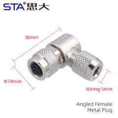 Angled Female Plug