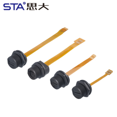 Threaded IP67 Waterproof connector SDTF interface SIM card holder/slot, ultra-flexible flat FPC extension cable