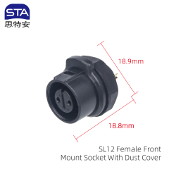 Female Front Mount Socket With Dust Cover
