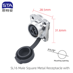 Square Flange Male Socket