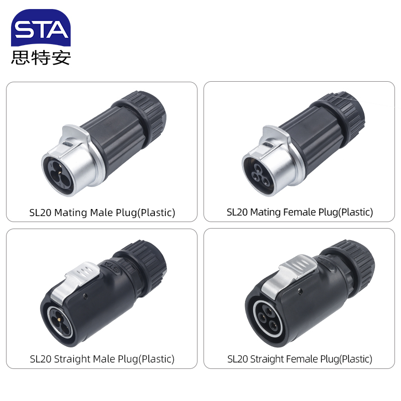 LP20 Screw aviation plug IP68 | Industrial Waterproof Connector