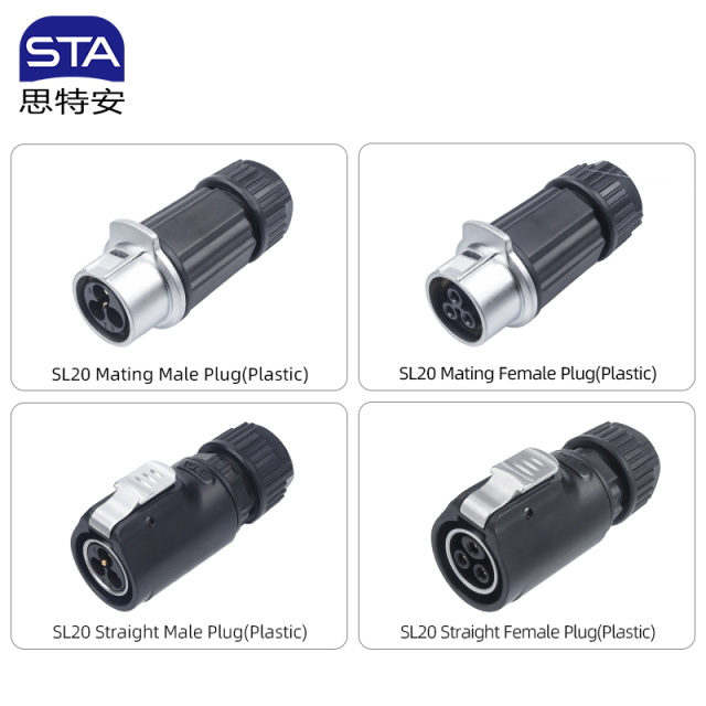 LP20 Screw aviation plug IP68 | Industrial Waterproof Connector