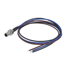 M5 IP67 Waterproof Connector: 3 4 Pin Panel Mount Socket with Wire