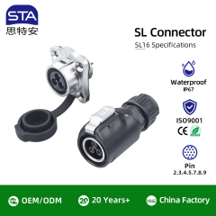 SL16 IP68 Waterproof Connector | Industrial Aviation Plug