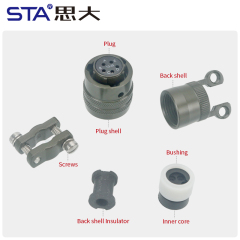 MIL-DTL-26482 8-Shell 3-Pin Plug Receptacle Circular Connector