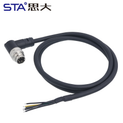 M16 Shielded Overmolded Connector | IP67 Straight & Angled