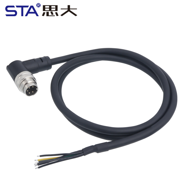 M16 Shielded Overmolded Connector | IP67 Straight & Angled