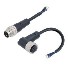 M16 Shielded Overmolded Connector | IP67 Straight & Angled