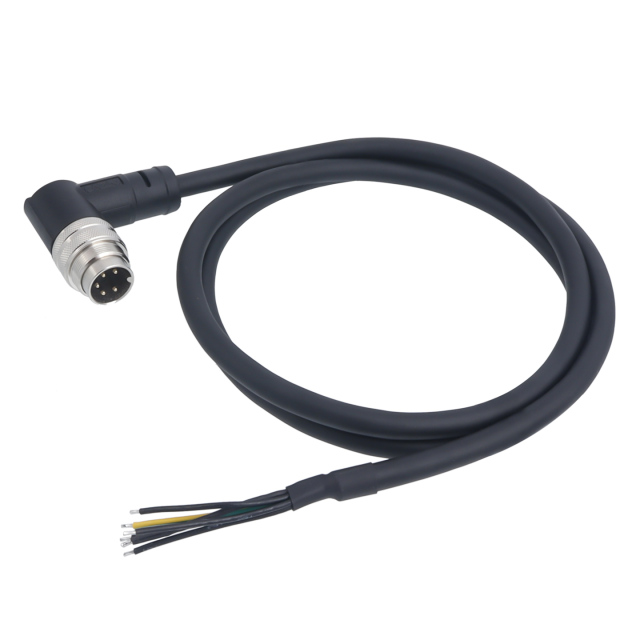 M16 Shielded Overmolded Connector | IP67 Straight & Angled