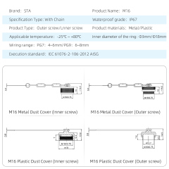 M16 Dust Cover | Metal & Plastic Inner/Outer Screw