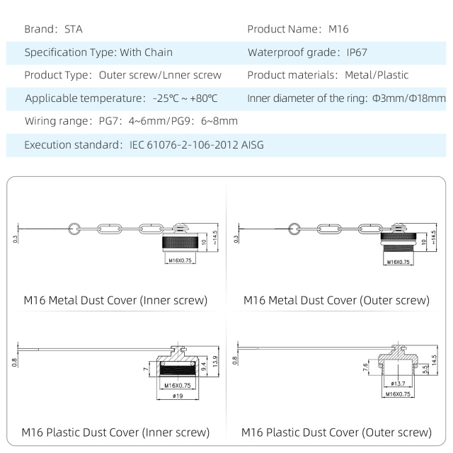 M16 Dust Cover | Metal & Plastic Inner/Outer Screw