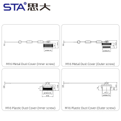 M16 Dust Cover | Metal & Plastic Inner/Outer Screw