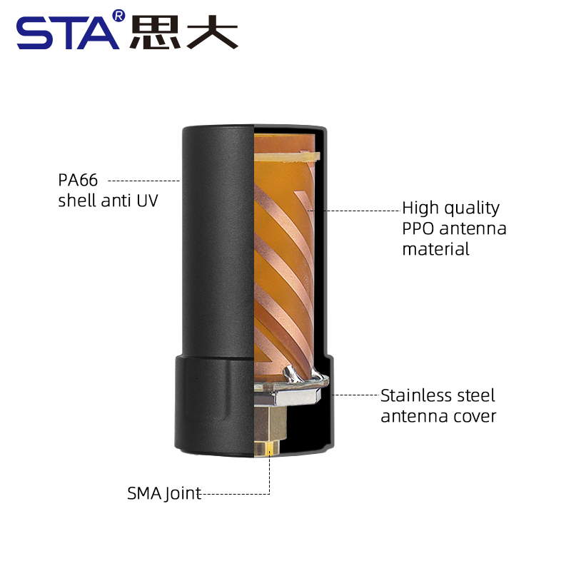 High Precision Rtk Gnss Helix Positioning Multi-Frequency UAV Antenna