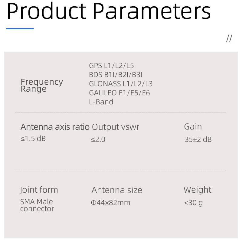 L1 L2 L5 High Precision Positioning Uav Unmanned Rtk Gnss Helix Antenna